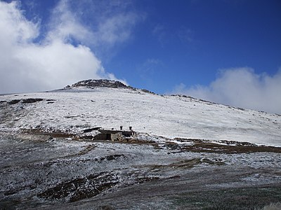 la monto Kosciuszko vidata de sude