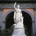 Image 11The statue of Italia turrita in Naples. Italia turrita is the national personification of Italy. (from Culture of Italy)