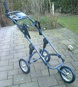 Unmotorisierter dreirädriger Pushtrolley