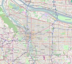 2017 Portland train attack is located in Portland, Oregon