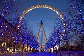 London Eye Twilight April 2006