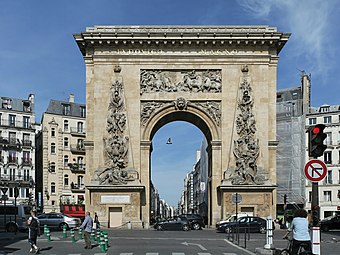 Porte Saint-Denis, Paris, by François Blondel, 1672[58]