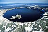 Aerial view of Crater Lake