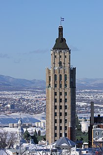 O Édifice Price na Cidade de Quebec, Canadá (1930)