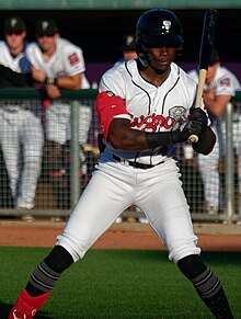 Lawrence Butler with the Lansing Lugnuts on September 15, 2021