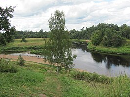 De rivier Loval in Cholm