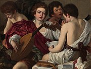 Caravaggio, Musikariak, 1595