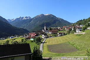 Zentrum von Wenns von Norden aus gesehen