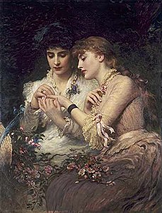 Une épine au milieu des roses, 1887 Manchester Art Gallery