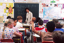 Children in a classroom in the United States