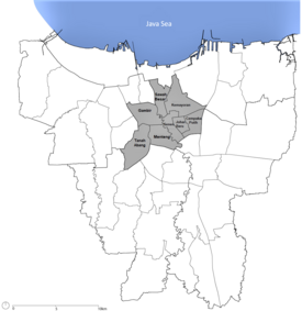 Genah kecamatan Johar Baru ring Jakarta Pusat