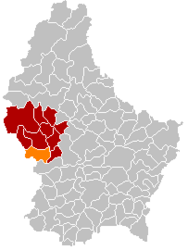 Beckerich – Mappa