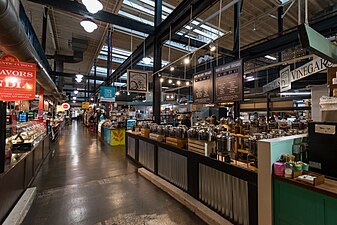 First floor foodstands