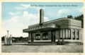 Greyhound Half-Way Station, Flat River, Missouri. 1940s postcard view.