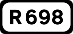 R698 road shield}}