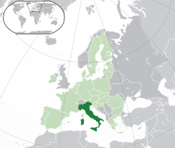 Situation de Republica Italian Repubblica Italiana