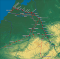 Romeinse hoofdwegen in Nederland en België