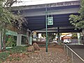 Underneath the elevated railway at Canterbury station, May 2018