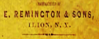 logo de E. Remington and Sons