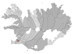 Location of the Municipality of Kópavogur