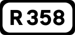 R358 road shield}}