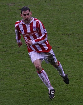 Delap spelend voor Stoke City in 2010