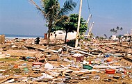 Pesisir Sri Lanka, setelah tsunami