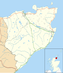 Spittal is located in Caithness