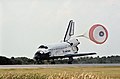 Lądowanie kończące misję STS-60