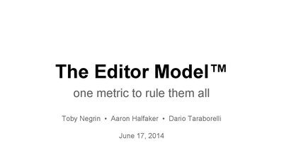 The Editor Model: redefining active editors (06/2014)