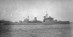 HMS Gloucester 1939