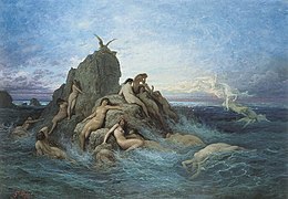 Gustave Doré, Naïades, vers 1860