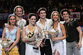 Podium du Trophée Éric Bompard 2009