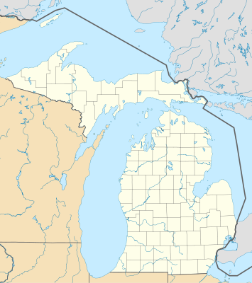 Location map USA Michigan