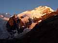 Pizzo Bernina all'alba