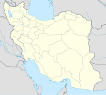 Nasirabad på en karta över Iran