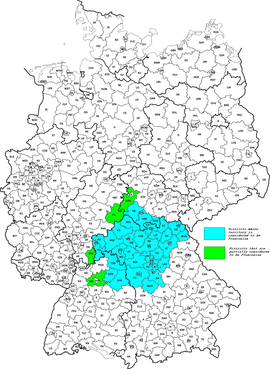 Location of Frankonija