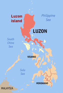 ルソン島（Luzon Is.）＝赤い部分