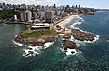 Salvador, Bahia - en güney burunda Farol de Barra feneri