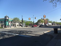 Downtown Wyandotte along Biddle Avenue