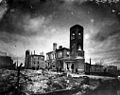 Ruines de l'hôtel de ville de Hull.