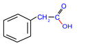 molecola di acido fenilacetico