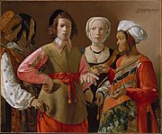 Georges de La Tour, Zorionaren iragarlea, c. 1630