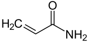 Strukturformel von Acrylamid