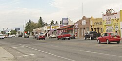 Main Street in Anthony, NM