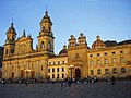 Capilla del Sagrario, entre la catedral y el palacio arzobispal de Bogotá.