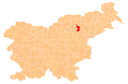 Location of the Municipality of Zreče in Slovenia