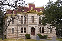 The Sutton County Courthouse in Sonora