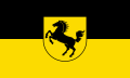 Vlag van Stuttgart (Baden-Württemberg)