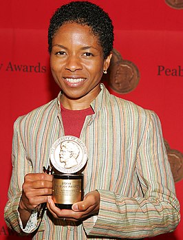 Hamilton tijdens de Peabody Awards in 2005